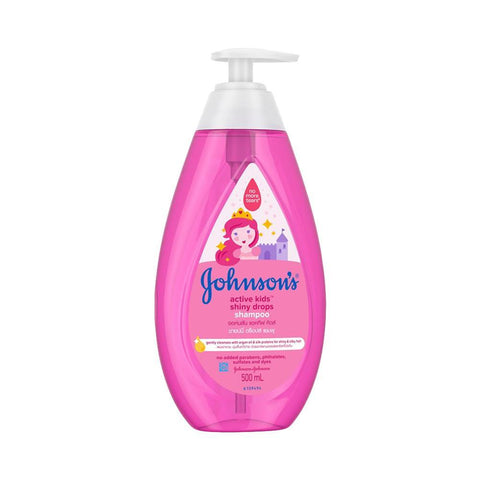 Johnson's Baby Active Kids Shiny Drops Shampoo (500ml) - Clearance