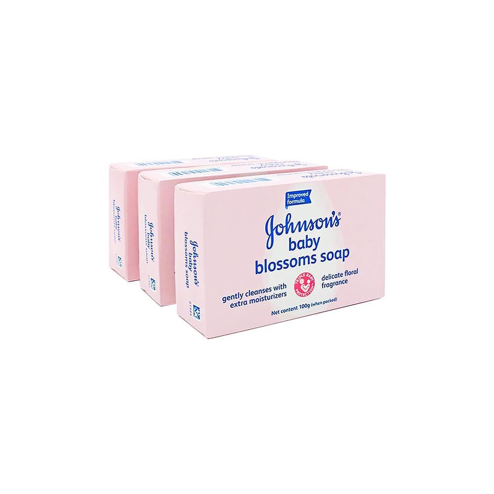 Johnson's Baby Blossoms Baby Soap 100g x 3 (Set) - Clearance