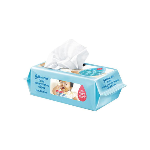 Johnson's Baby Messy Times Baby Wipes (80pcs) - Clearance