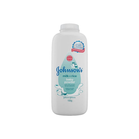 Johnson's Baby Milk + Rice Baby Powder (100g) - Clearance