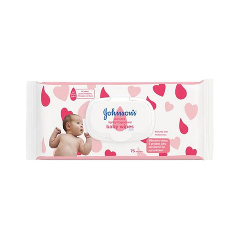 Johnson's Baby Skincare Lightly Fragranced Baby Wipes (75pcs)