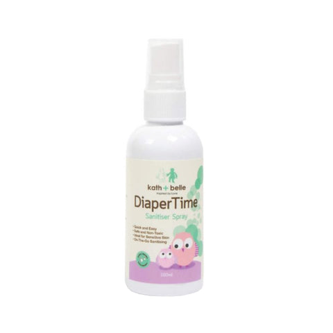 Kath + Belle Diaper Time Sanitiser Spray (100ml) - Clearance