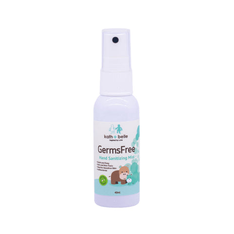 Kath + Belle Germs Free Hand Sanitising Mist (40ml) - Giveaway
