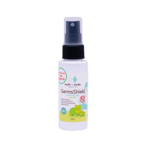 Kath + Belle Germs Shield Hand Sanitizing Mist Apple Mint (60ml) - Clearance