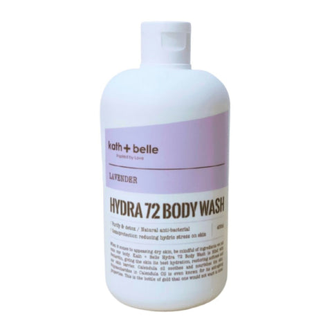 Kath + Belle Hydra 72 Body Wash Lavender (400ml) - Clearance