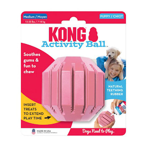 KONG Company Puppy Activity Ball M (1pcs) - Clearance