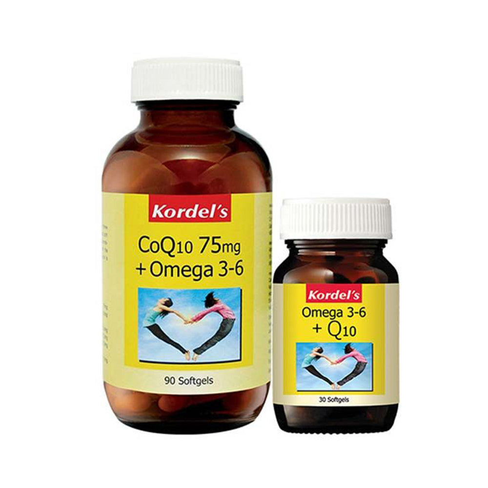 Kordel's CoQ10 75mg + Omega 3-6 (90pcs)