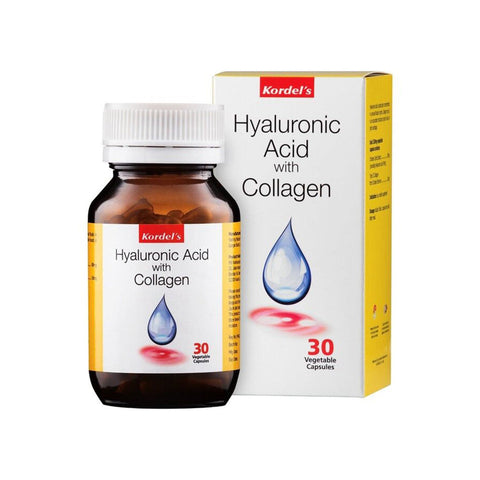 Kordel's Hyaluronic Acid With Collagen (30caps) - Clearance