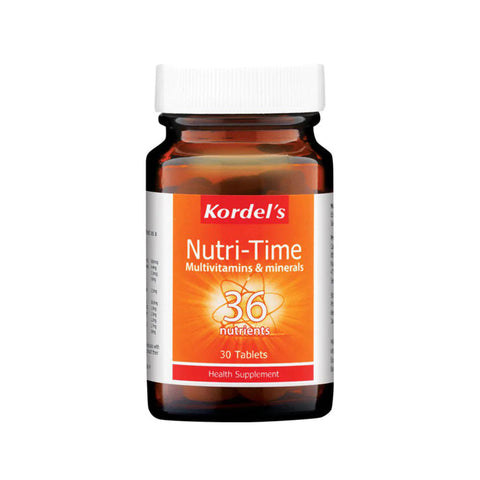Kordel's Nutri-Time Multivitamins & Minerals (30tabs) - Giveaway