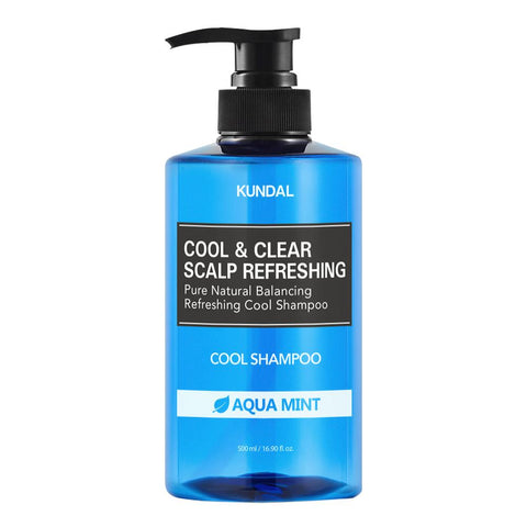KUNDAL COOL & CLEAR SCALP REFRESHING Cool Shampoo - Aqua Mint (500ml)
