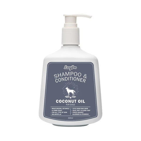 LexyPro Dog Shampoo & Conditioner Coconut Oil (300ml) - Giveaway