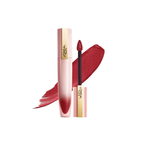 L’Oréal Paris Chiffon Signature Velvet Soft-Matte Liquid Lipstick #220 I Wonder (7ml) - Clearance