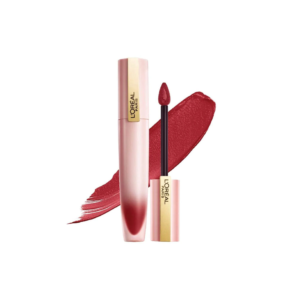 L’Oréal Paris Chiffon Signature Velvet Soft-Matte Liquid Lipstick #220 I Wonder (7ml)