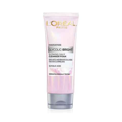 L’Oréal Paris Glycolic Bright Glowing Daily Cleanser Foam (100ml)