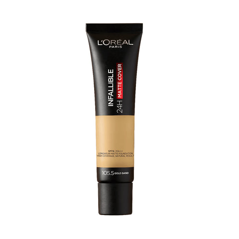 L’Oréal Paris Infallible 24H Matte Cover Liquid Foundation #105.5 Gold Sand (35ml) - Giveaway