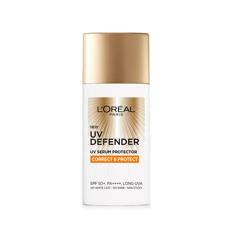 L’Oréal Paris UV Defender Serum Protector/Sunscreen/Sunblock SPF50+ Correct & Protect (50ml)