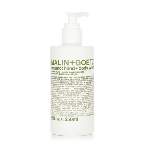 MALIN+GOETZ Bergamot Hand+Body Wash (250ml) - Clearance