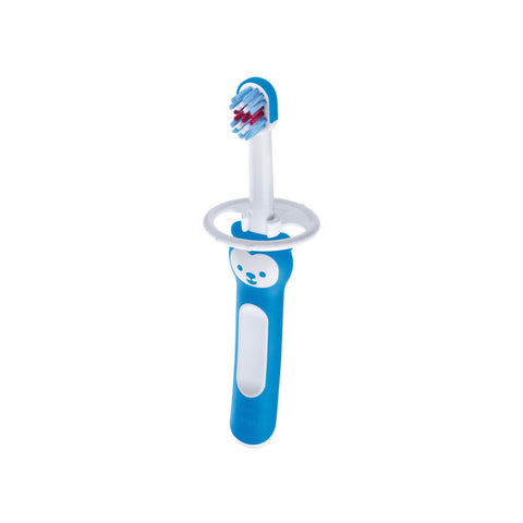 MAM Baby Gum Massager Toothbrush 3 Months+ #Blue (1pcs) - Giveaway