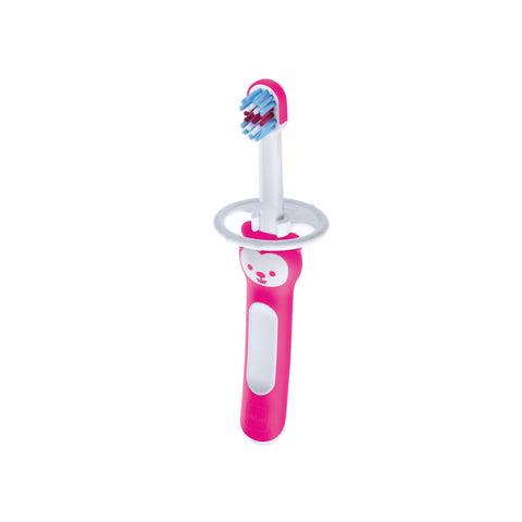 MAM Baby Gum Massager Toothbrush 3 Months+ #Pink (1pcs) - Giveaway