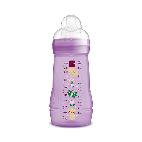 MAM Easy Active Bottle Baby Bottle Medium Flow #Purple (270ml)