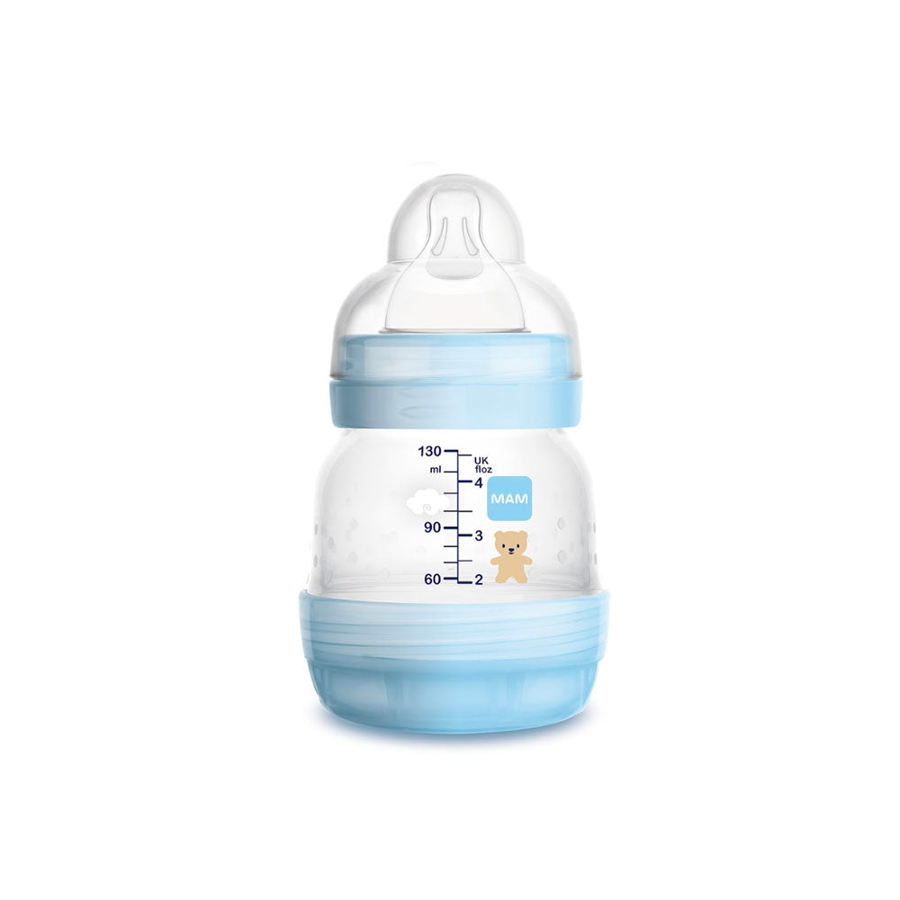 MAM Easy Start Anti Colic Baby Bottle Extra Slow Flow #Blue (130ml) - Clearance