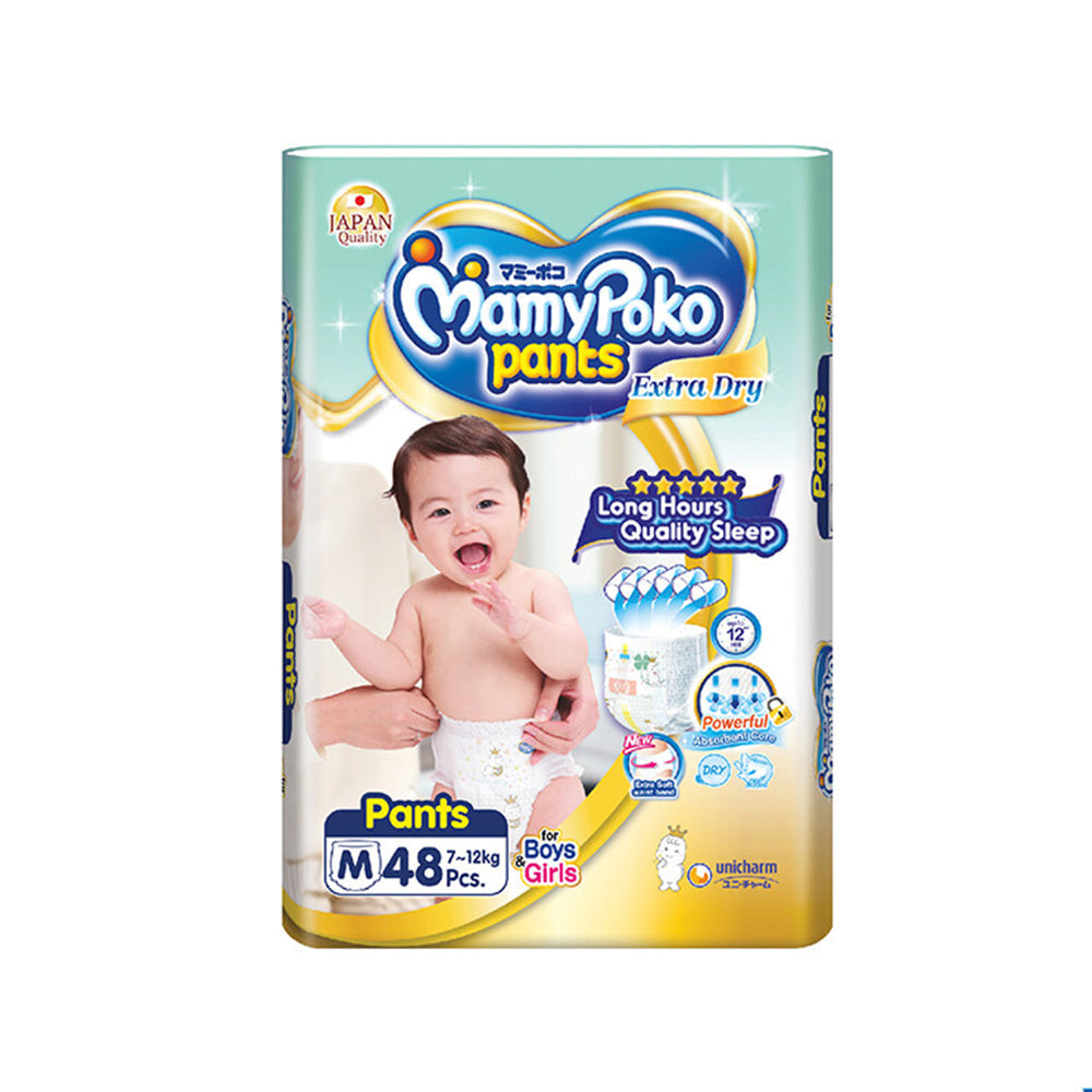 MamyPoko Extra Dry Pants Unisex M 7-12kg (48pcs)