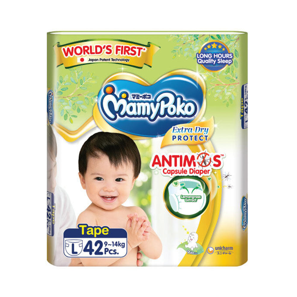 MamyPoko Extra Dry Tape Organic Cotton NB 0-5kg (70pcs)