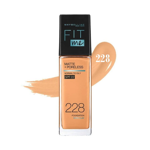 Maybelline Fit Me Matte + Poreless Normal to Oily SPF22 #228 Soft Tan (30ml) - Giveaway