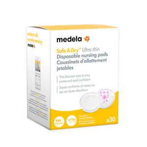 Medela Safe & Dry Ultra Thin Disposable Nursing Pads (30pcs) - Clearance