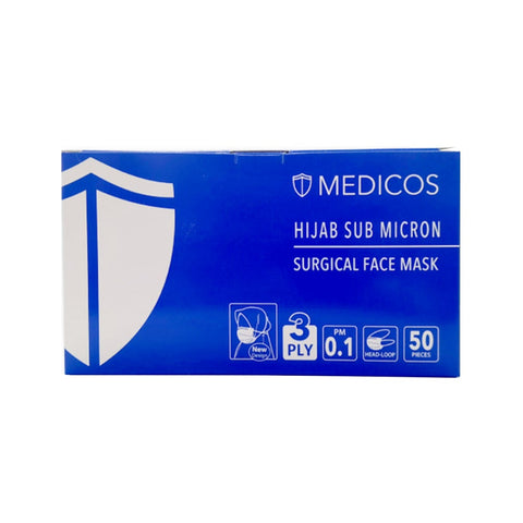 Medicos Surgical Face Mask 3 Ply (50pcs) - Clearance
