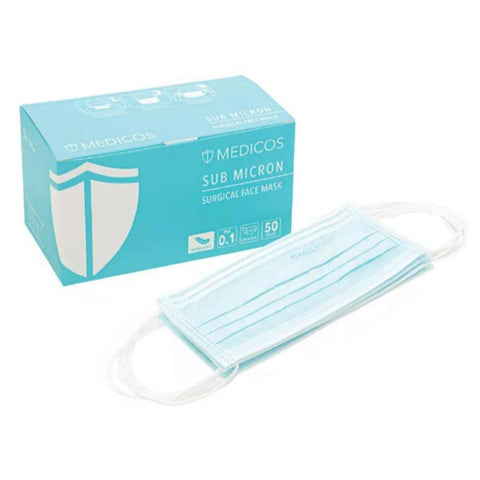 Medicos Surgical Face Mask Ultra Soft Sea Blue (50pcs) - Giveaway
