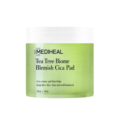 Mediheal  Tea Tree Biome Blemish Cica Pad (170ml) - Clearance
