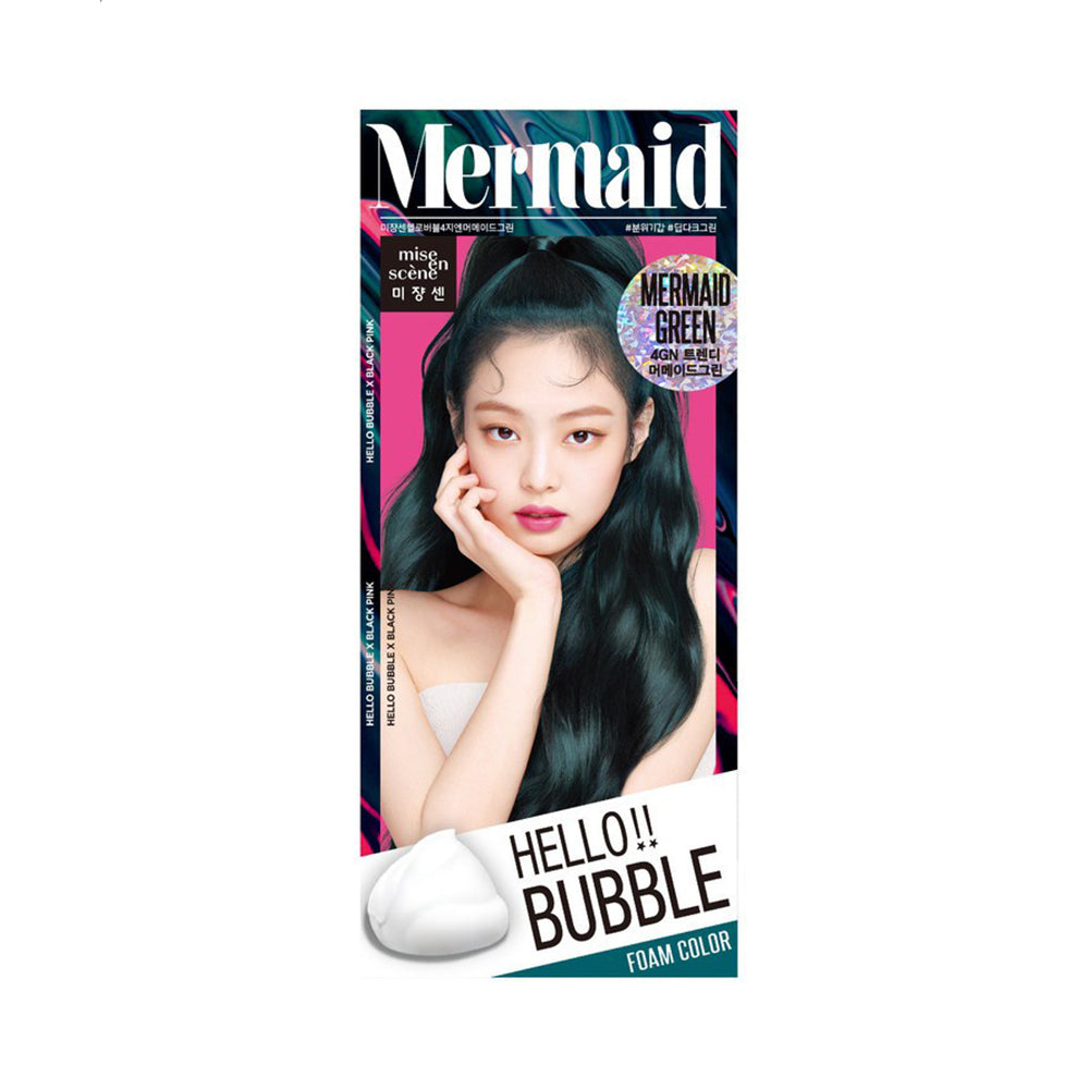 Mise en Scene Hello Bubble #4GN Mermaid Green (90g) - Clearance