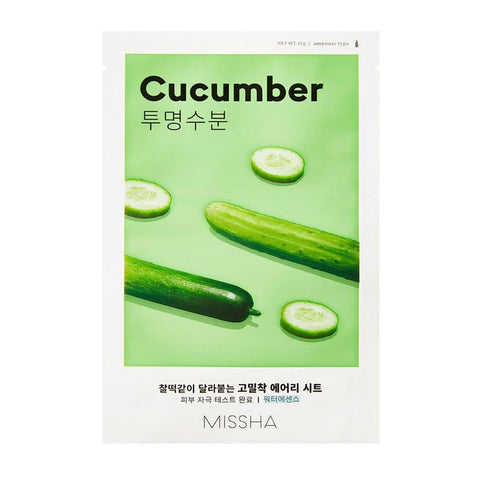 MISSHA Airy Fit Sheet Mask - Cucumber (1pc) - Clearance