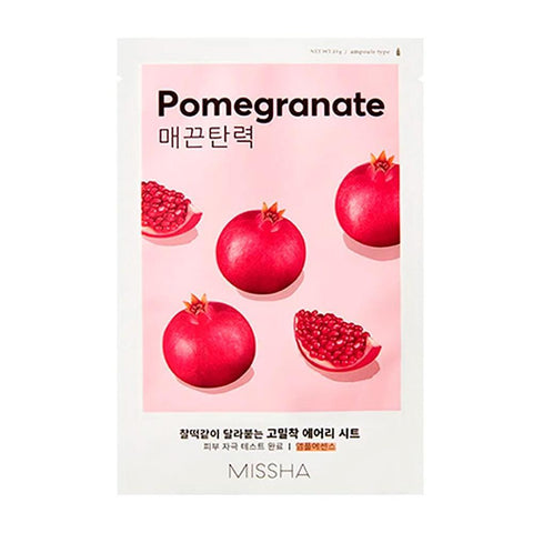 MISSHA Airy Fit Sheet Mask - Pomegranate (1pc) - Clearance