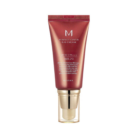 MISSHA M Perfect Cover BB Cream SPF42 #23 - Natural Beige (50ml) - Clearance
