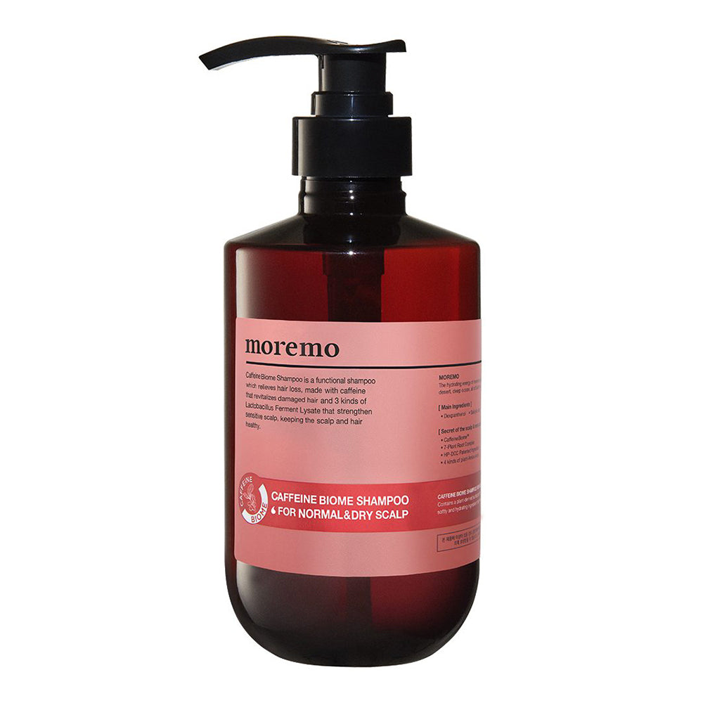 Moremo Caffeine Biome Shampoo for Normal & Dry Scalp (500ml) - Clearance
