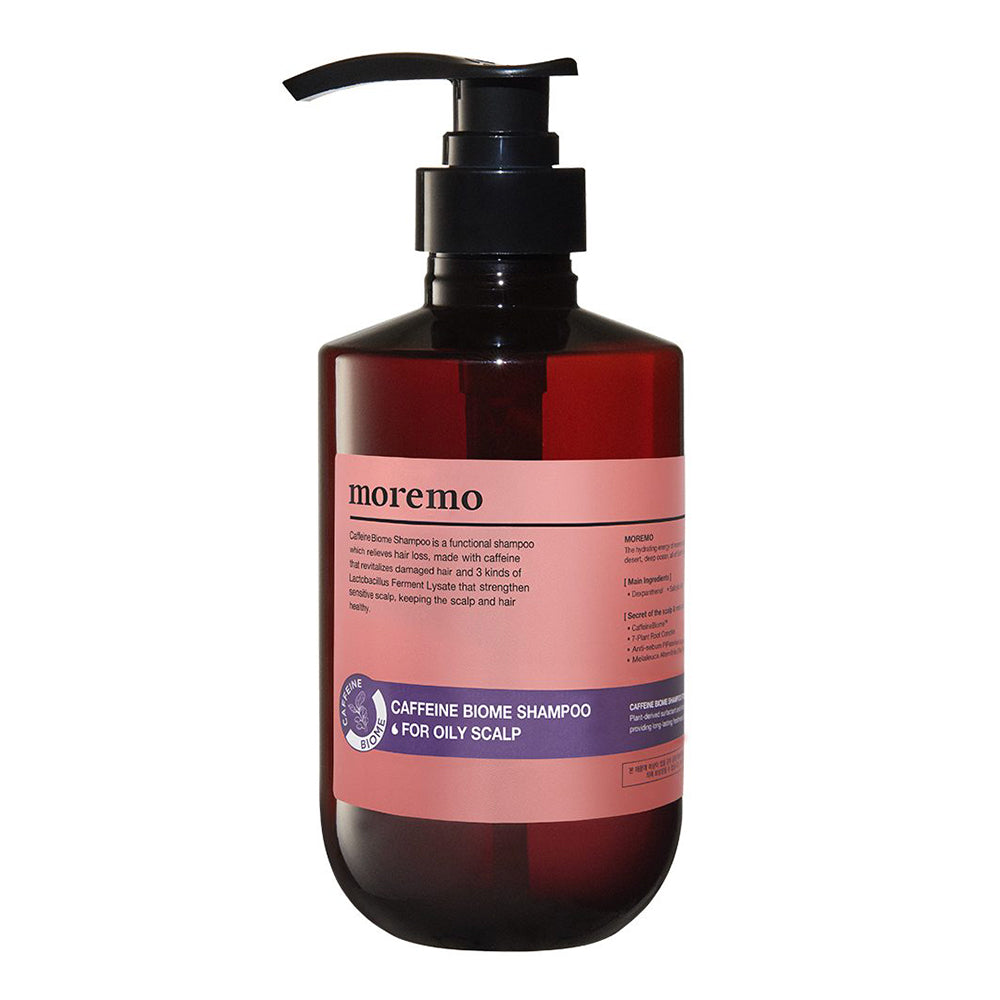 Moremo Caffeine Biome Shampoo for Oily Scalp (500ml) - Giveaway