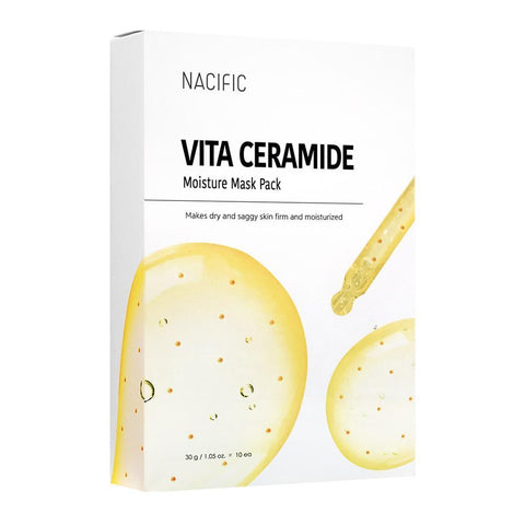 Nacific Vita Ceramide Moisture Mask Pack (10pcs) - Clearance