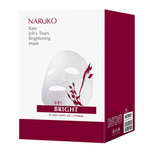 Naruko Raw Job's Tears Brightening Mask (10pcs) - Clearance