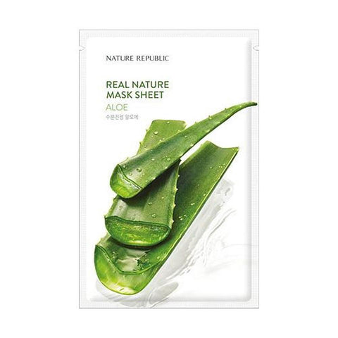 Nature Republic Real Nature Mask Sheet - Aloe (1pc) - Giveaway