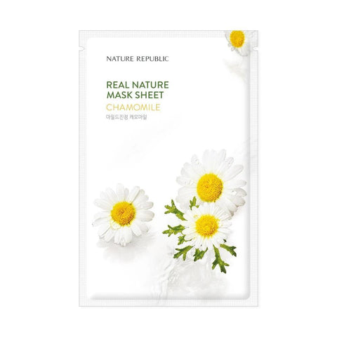 Nature Republic Real Nature Mask Sheet - Chamomile (1pc) - Clearance