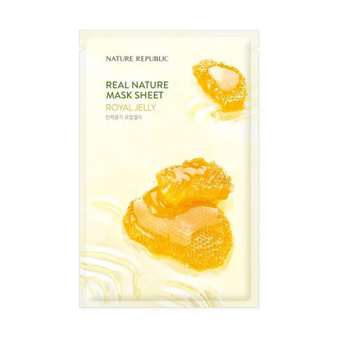 Nature Republic Real Nature Mask Sheet - Royal Jelly (1pc) - Clearance