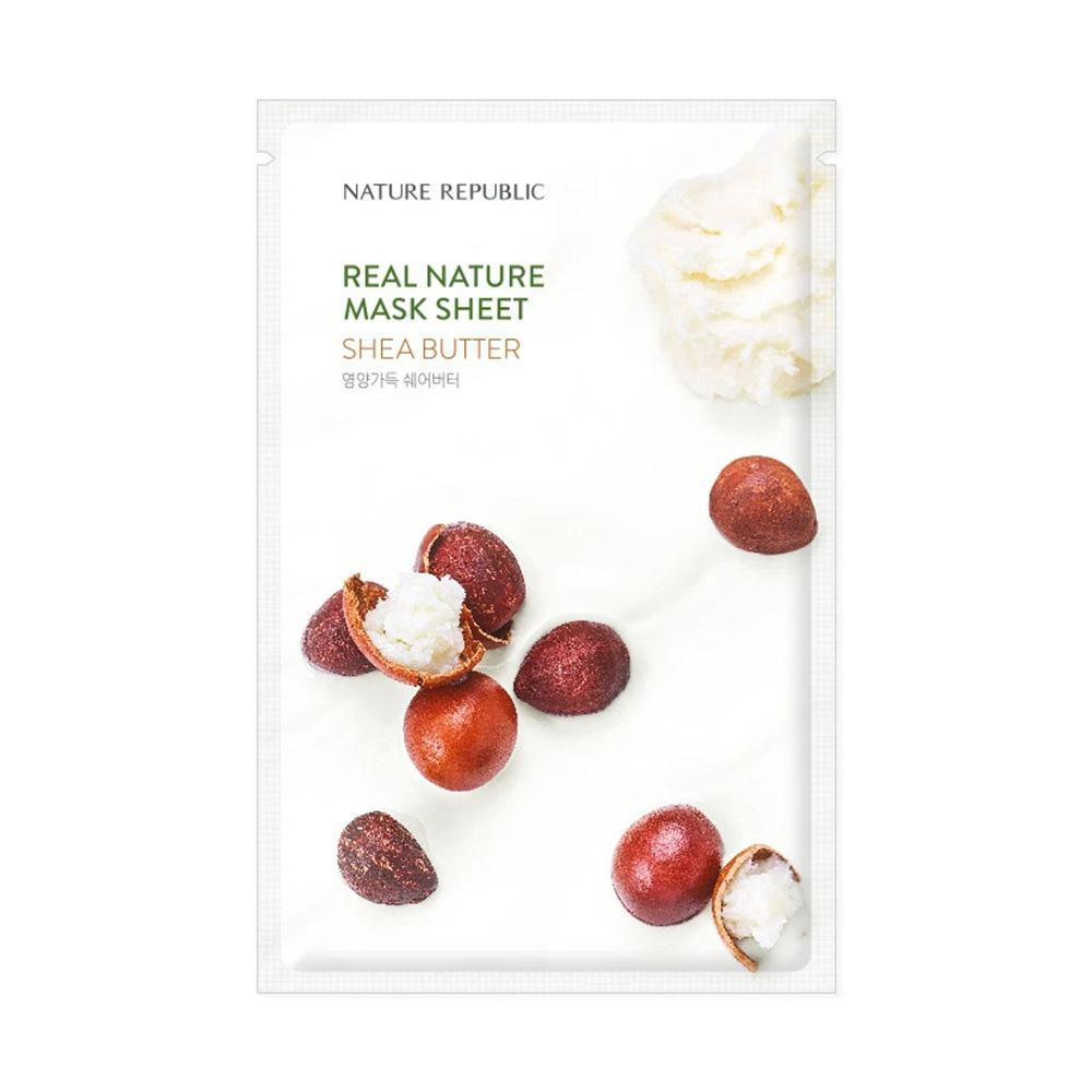 Nature Republic Real Nature Mask Sheet - Shea Butter (1pc) - Clearance