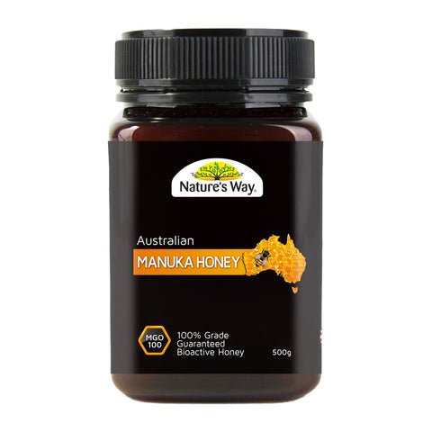 Nature's Way Australian Manuka Honey MGO 100 (500g) - Clearance