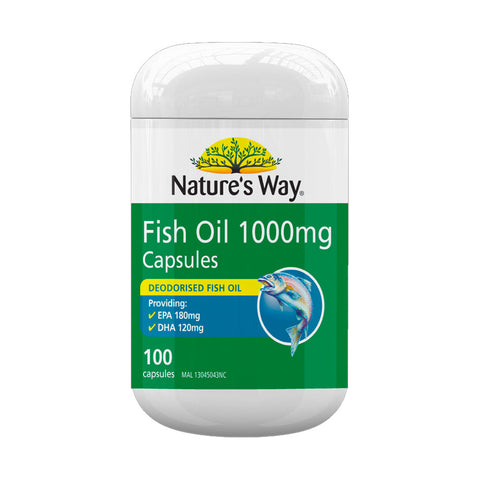 Nature's Way Fish Oil 1000mg (100caps) - Clearance