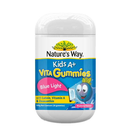 Nature's Way Kids A+ VitaGummies Blue Light with Lutein, Vitamin A & Zeaxanthin (30pcs) - Giveaway