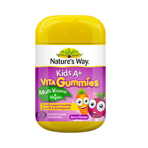 Nature's Way Kids A+ VitaGummies Multivitamin + Vegies (60pcs)