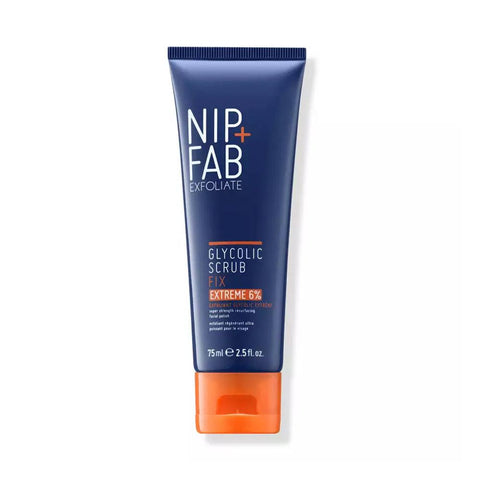 Nip + Fab Glycolic Fix Scrub Extreme 6% (75ml) - Clearance