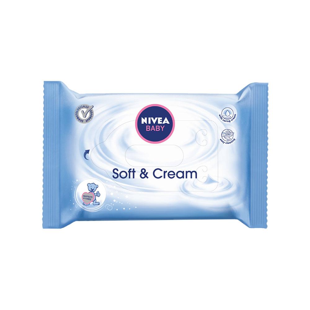 Nivea Baby - Soft & Cream Wipes (63pcs) - Clearance